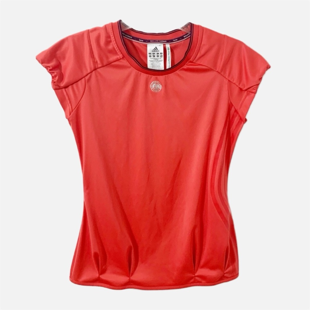 adidas Red Short Sleeve Athletic Tee